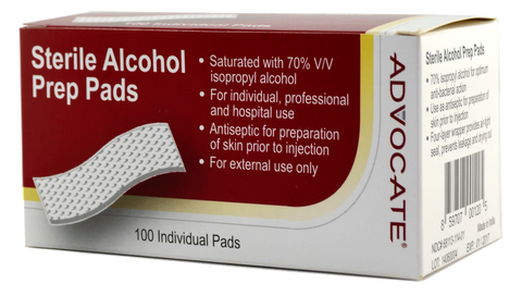 Advocate Sterile Alcohol Prep Pads - Purecartstore