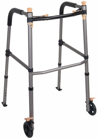 Drive Medical Lift Walker with Retractable Stand Assist Bars - Purecartstore