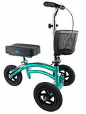 KneeRover Jr - Small Adult and Kids All Terrain Knee Scooter Crutches Alternative in Coastal Teal