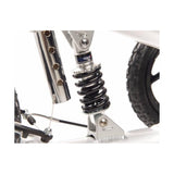 KneeRover PRO All Terrain Knee Scooter with Shock Absorber - Silver