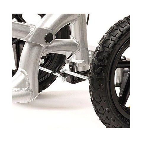 KneeRover PRO All Terrain Knee Scooter with Shock Absorber - Silver