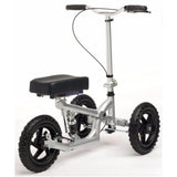 KneeRover PRO All Terrain Knee Scooter with Shock Absorber - Silver