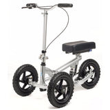 KneeRover PRO All Terrain Knee Scooter with Shock Absorber - Silver