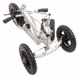 KneeRover PRO All Terrain Knee Scooter with Shock Absorber - Silver