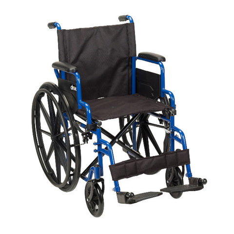 Blue Streak Wheelchair with Flip Back Desk Arms - Purecartstore