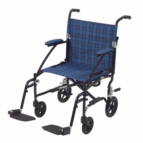Drive Medical Fly Lite Ultra Lightweight Transport Wheelchair - Purecartstore