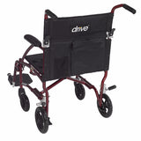 Drive Medical Fly Lite Ultra Lightweight Transport Wheelchair