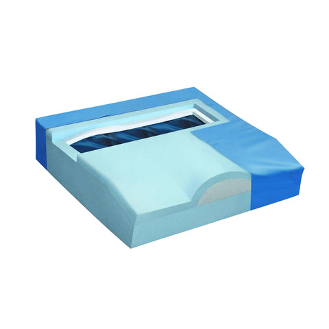 Drive Medical Titanium Gel/Foam Wheelchair Cushion - Purecartstore