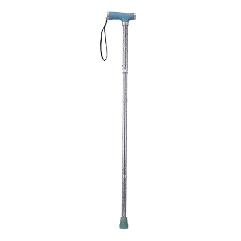 Folding Cane with Glow Gel Grip Handle by Drive Medical