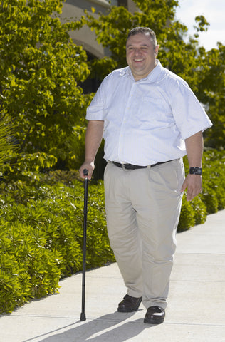 Drive Medical Bariatric Aluminum Folding Cane Height Adjustable