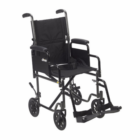 Lightweight Steel Transport Wheelchair - Purecartstore