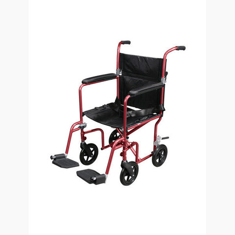 Flyweight Lightweight Transport Wheelchair with Removable Wheels - Purecartstore