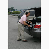 Flyweight Lightweight Transport Wheelchair with Removable Wheels